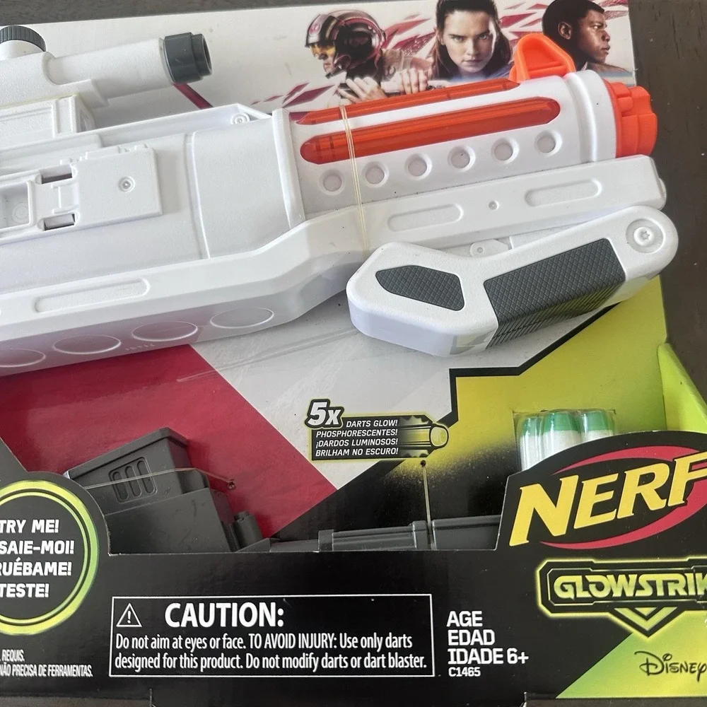 Star Wars 2016 Hasbro NERF‎ Captain Phasma Blaster Electronic Glowstrike Toy Gun